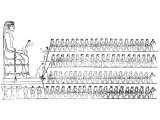 Colossus transported by Egyptian slaves